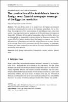 The construction of the Arab-Islamic issue in foreign news- Spanish newspaper coverage of the Egyptian revolution.pdf.jpg